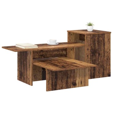 vidaXL Τραπέζι κονσόλας Παλιό ξύλο 91,5x35x38,5 εκ
