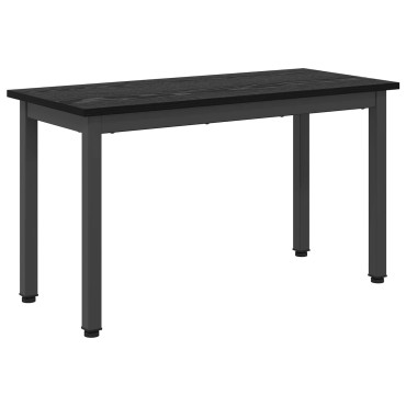 vidaXL παγκάκι Μαύρη Οξυά 80x35x45cm Επεξεργασμένο Ξύλο