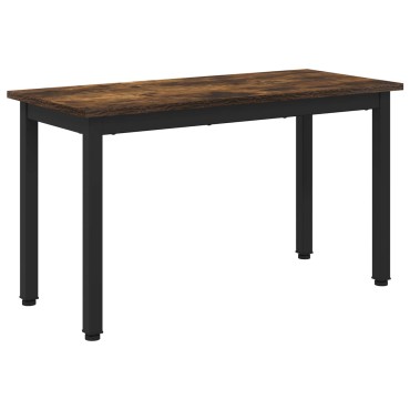 vidaXL παγκάκι Καπνιστό Δρύς 80x35x45cm Επεξεργασμένο Ξύλο