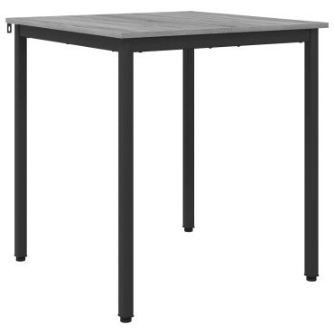 vidaXL Τραπεζαρίες 70x70x75cm ΜΕΤΑΛΛΟ τετράγωνο