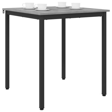 vidaXL Τραπεζαρίες 70x70x75cm ΜΕΤΑΛΛΟ τετράγωνο