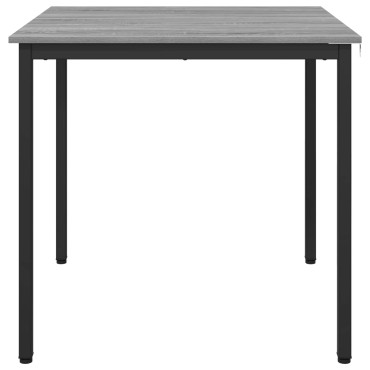 vidaXL Τραπεζαρίες 80x80x75cm Επεξεργασμένο Ξύλο Γκρι Sonoma