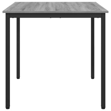 vidaXL Τραπεζαρίες 80x80x75cm Επεξεργασμένο Ξύλο Γκρι Sonoma