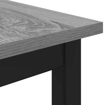 vidaXL Τραπεζαρίες 80x80x75cm Επεξεργασμένο Ξύλο Γκρι Sonoma