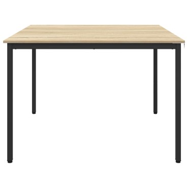 vidaXL Τραπεζαρίες 110x110x75cm Επεξεργασμένο Ξύλο Sonoma Δρυς