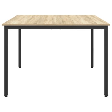 vidaXL Τραπεζαρίες 110x110x75cm Επεξεργασμένο Ξύλο Sonoma Δρυς