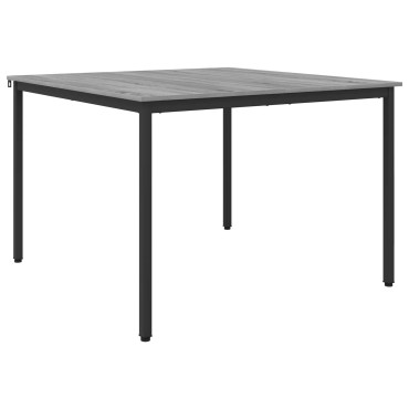 vidaXL Τραπεζαρίες 110x110x75cm ΜΕΤΑΛΛΟ Ορθογώνιος