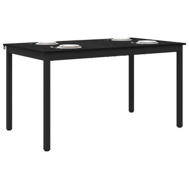 vidaXL Τραπεζαρίες 140x80x75cm ΜΕΤΑΛΛΟ Ορθογώνιος