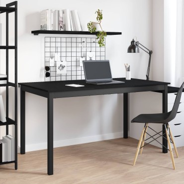 vidaXL Τραπεζαρίες 140x80x75cm ΜΕΤΑΛΛΟ Ορθογώνιος