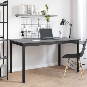 vidaXL Τραπεζαρίες 140x80x75cm ΜΕΤΑΛΛΟ Ορθογώνιος