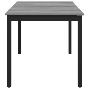 vidaXL Τραπεζαρίες 140x80x75cm ΜΕΤΑΛΛΟ Ορθογώνιος