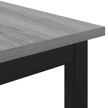 vidaXL Τραπεζαρίες 140x80x75cm ΜΕΤΑΛΛΟ Ορθογώνιος