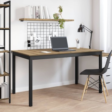 vidaXL Τραπεζαρίες 140x80x75cm ΜΕΤΑΛΛΟ Ορθογώνιος