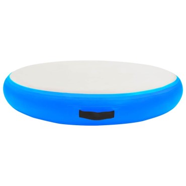 vidaXL Στρώμα Γυμναστικής Φουσκωτό Μπλε 100x100x15 εκ. PVC με Τρόμπα