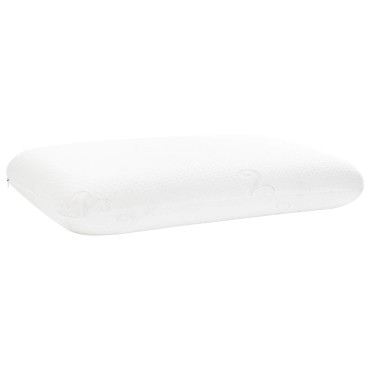 vidaXL Μαξιλάρι Ύπνου Μονόχρωμο Λευκό 60 x 40 x 10,5 εκ Αφρός Μνήμης