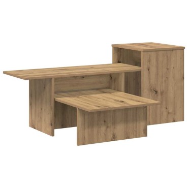 vidaXL Τραπέζι κονσόλας Artisan Oak 91,5x35x38,5 εκ