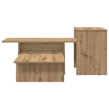 vidaXL Τραπέζι κονσόλας Artisan Oak 91,5x35x38,5 εκ