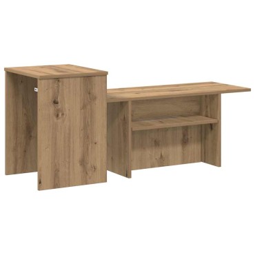 vidaXL Τραπέζι κονσόλας Artisan Oak 91,5x35x38,5 εκ