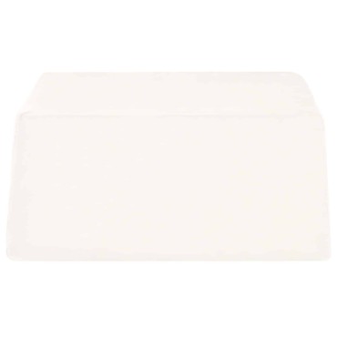vidaXL Μαξιλάρι Ποδιών Μονόχρωμο Λευκό 63 x 52 x 19,5 εκ PU Αφρός