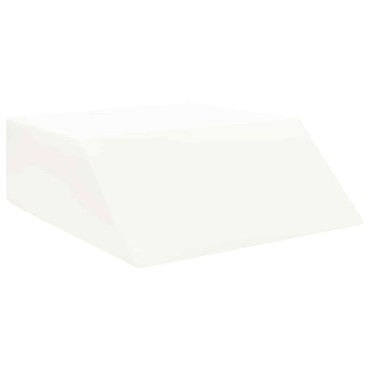 vidaXL Μαξιλάρι Ποδιών Μονόχρωμο Γκρι 63 x 52 x 19 εκ PU Αφρός