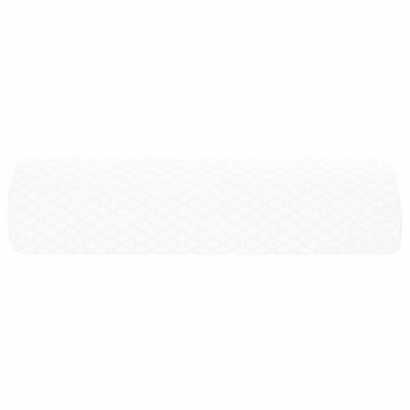 vidaXL Μαξιλάρι Ποδιών Μονόχρωμο Λευκό 52 x 20 x 12 εκ Αφρός Μνήμης