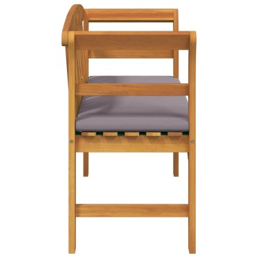 vidaXL Παγκάκι Ρόδου Φυσικό 114x46x82,5cm Στερεό Ξύλο Ακακίας 1 τεμ.