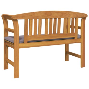 vidaXL Παγκάκι Ρόδου Φυσικό 114x46x82,5cm Στερεό Ξύλο Ακακίας 1 τεμ.