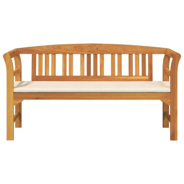 vidaXL Παγκάκι Ρόδου Φυσικό 157x46x82,5cm Στερεό Ξύλο Ακακίας 1 τεμ.
