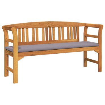 vidaXL Παγκάκι Ρόδου Φυσικό 157x46x82,5cm Στερεό Ξύλο Ακακίας 1 τεμ.