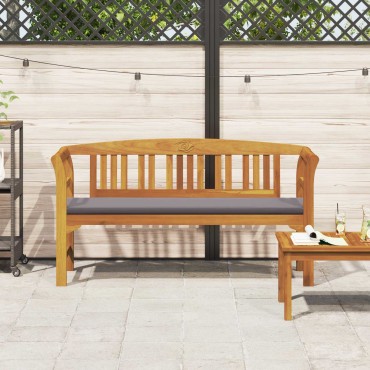 vidaXL Παγκάκι Ρόδου Φυσικό 157x46x82,5cm Στερεό Ξύλο Ακακίας 1 τεμ.