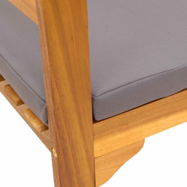 vidaXL Παγκάκι Ρόδου Φυσικό 157x46x82,5cm Στερεό Ξύλο Ακακίας 1 τεμ.