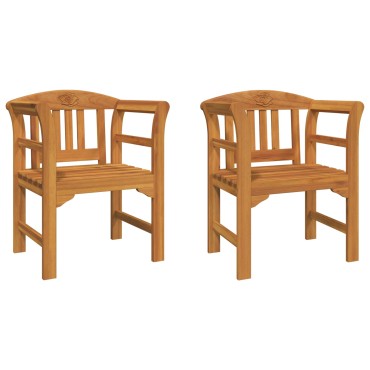 vidaXL Παγκάκι Ρόδου Φυσικό 68,5x46x82,5cm Στερεό Ξύλο Ακακίας 1 τεμ.