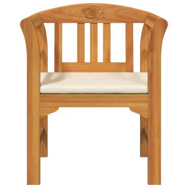 vidaXL Παγκάκι Ρόδου Φυσικό 68,5x46x82,5cm Στερεό Ξύλο Ακακίας 1 τεμ.