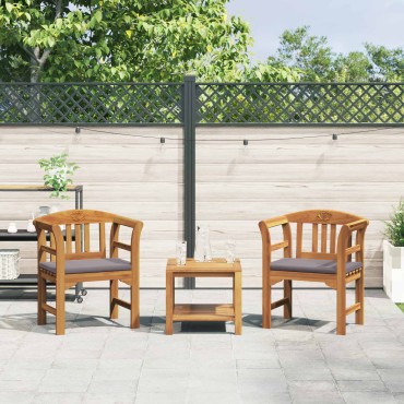 vidaXL Παγκάκι Ρόδου Φυσικό 68,5x46x82,5cm Στερεό Ξύλο Ακακίας 1 τεμ.