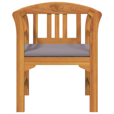 vidaXL Παγκάκι Ρόδου Φυσικό 68,5x46x82,5cm Στερεό Ξύλο Ακακίας 1 τεμ.