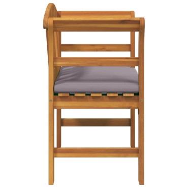 vidaXL Παγκάκι Ρόδου Φυσικό 68,5x46x82,5cm Στερεό Ξύλο Ακακίας 1 τεμ.