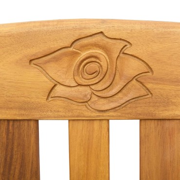 vidaXL Παγκάκι Ρόδου Φυσικό 68,5x46x82,5cm Στερεό Ξύλο Ακακίας 1 τεμ.