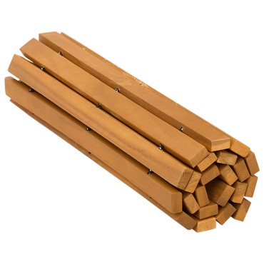 vidaXL Πατάκι μπάνιου Καφέ 60 x 40 cm Στερεό Ξύλο Ακακίας