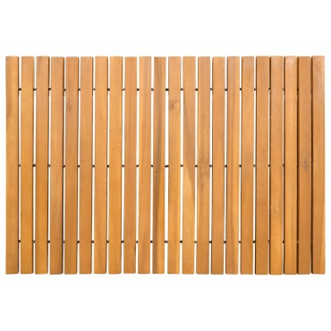 vidaXL Πατάκι μπάνιου Καφέ 60 x 40 cm Στερεό Ξύλο Ακακίας