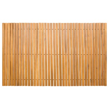 vidaXL Πατάκι μπάνιου Καφέ 100 x 60 cm Στερεό Ξύλο Ακακίας