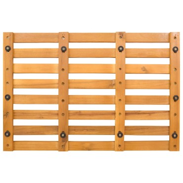 vidaXL Πατάκι μπάνιου Καφέ 56 x 37 x 2,5 εκ Στερεό Ξύλο Ακακίας