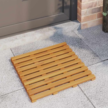 vidaXL Πατάκι μπάνιου Καφέ 50 x 48 x 2,5 εκ Στερεό Ξύλο Ακακίας