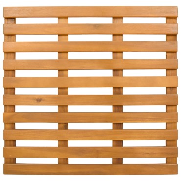 vidaXL Πατάκι μπάνιου Καφέ 50 x 48 x 2,5 εκ Στερεό Ξύλο Ακακίας