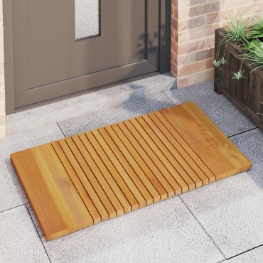 vidaXL Πατάκι μπάνιου Φυσικό 100 x 55 cm Στερεό Ξύλο Ακακίας