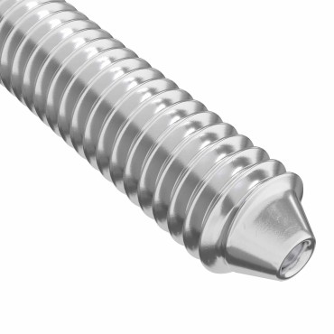 vidaXL Βίδες επίπλων 2 τμχ. Ασημί M6 x 120 mm Ατσάλι