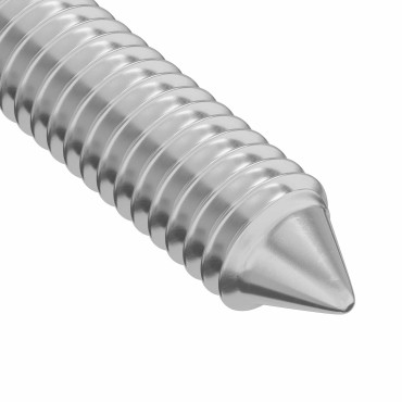vidaXL Βίδα 1800 τμχ. Ασημί M6 x 50 mm Ατσάλι