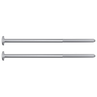 vidaXL Βίδα 800 τμχ. Ασημί M6 x 120 mm Ατσάλι