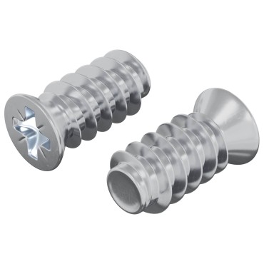 vidaXL Βίδα 2 τμχ. Ασημί M6 x 12 mm Σίδερο
