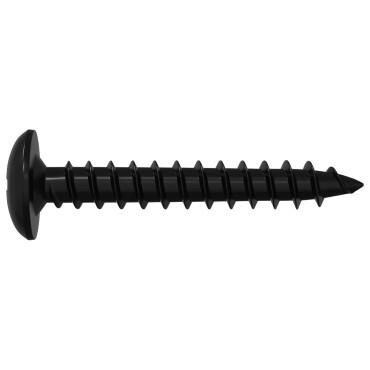 vidaXL Βίδα Αυτο-τρυπητή 2 τμχ. Μαύρο 4 x 25 mm Ατσάλι