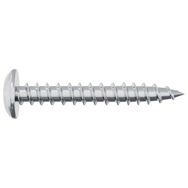 vidaXL Ξυλοβίδα 2 τμχ. Ασημί M4 x 28 mm Σίδερο